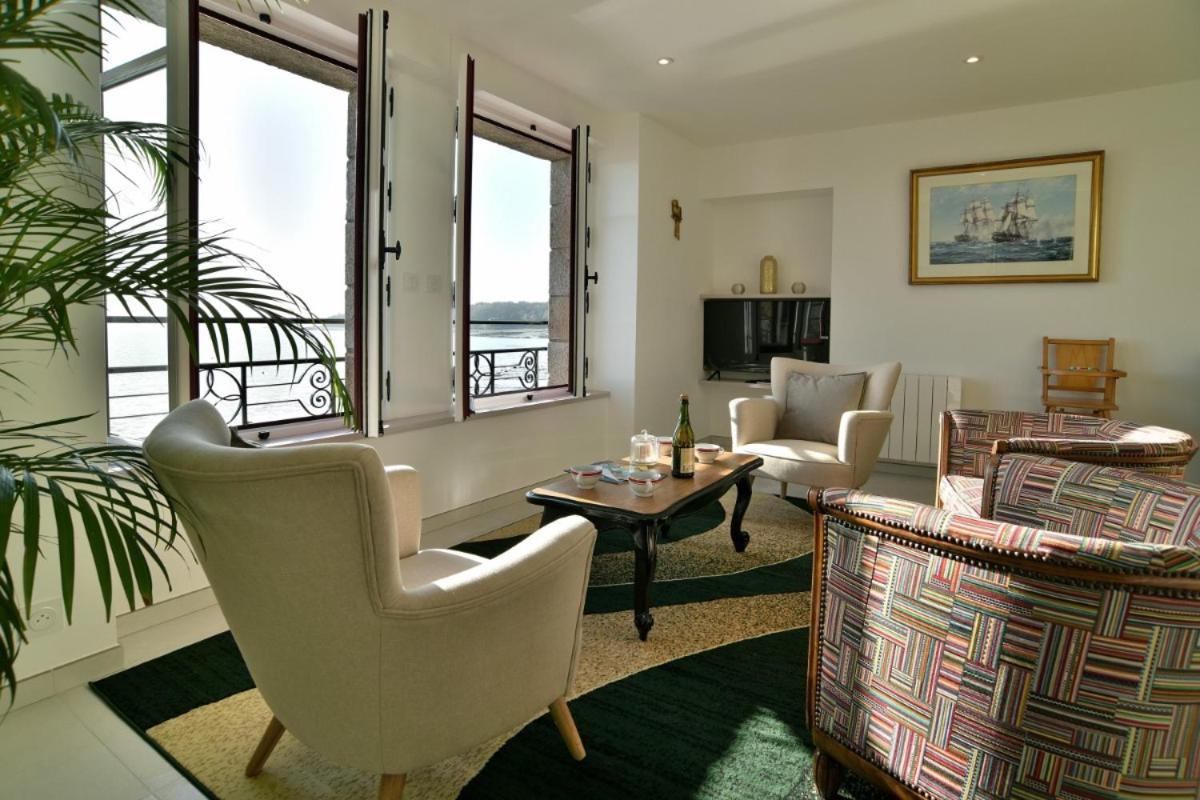 L Ostra 1, Appartement Haut Standing Front De Mer A Cancale Sur Le Port De La Houle Exteriör bild